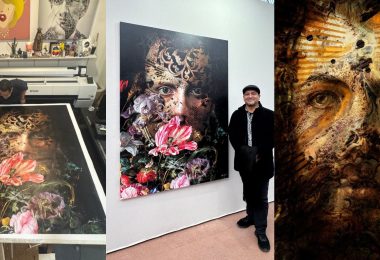 El arte digital del peruano Antonio Zegarra debutó en Art Capital 2025 de París