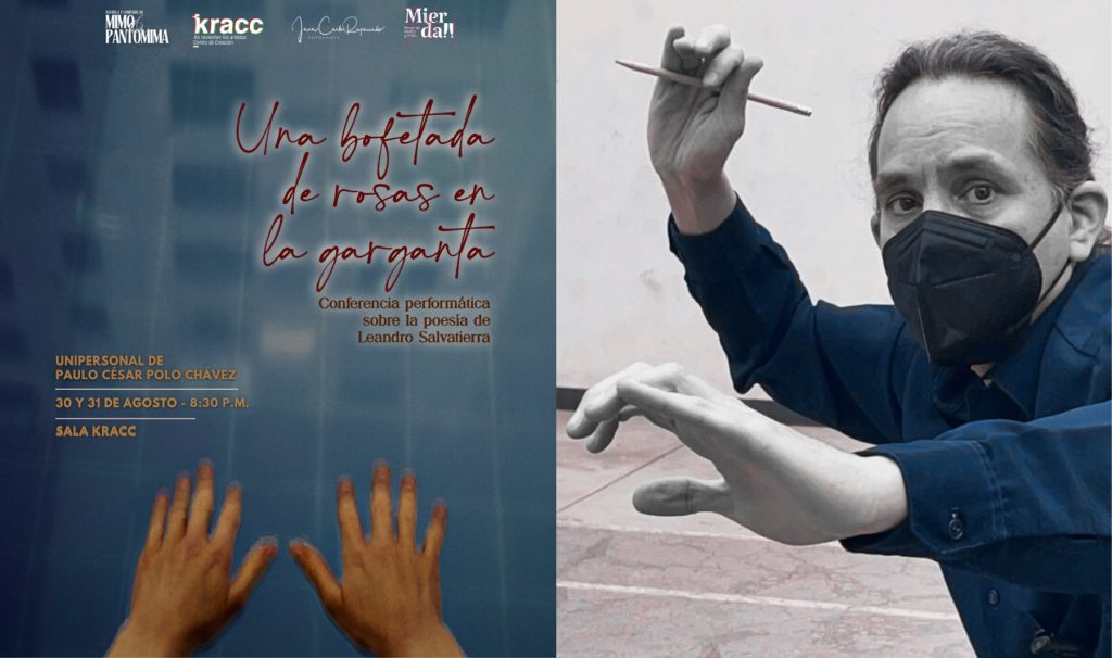 “Una bofetada de rosas en la garganta”: conferencia performática sobre la poesía de Leandro Salvatierra llega a KRACC “Una bofetada de rosas en la garganta”: conferencia performática sobre la poesía de Leandro Salvatierra llega a KRACC