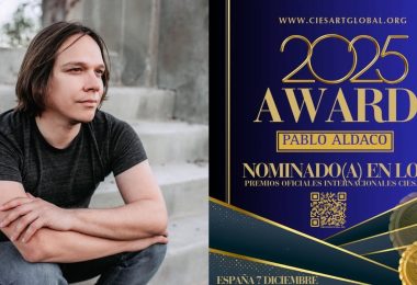 Pablo Aldaco lanza “Tarde Gris” y representa a México en Cumbre Internacional CIESART 2025, siendo nominado al Premio “Mar de Cristal”