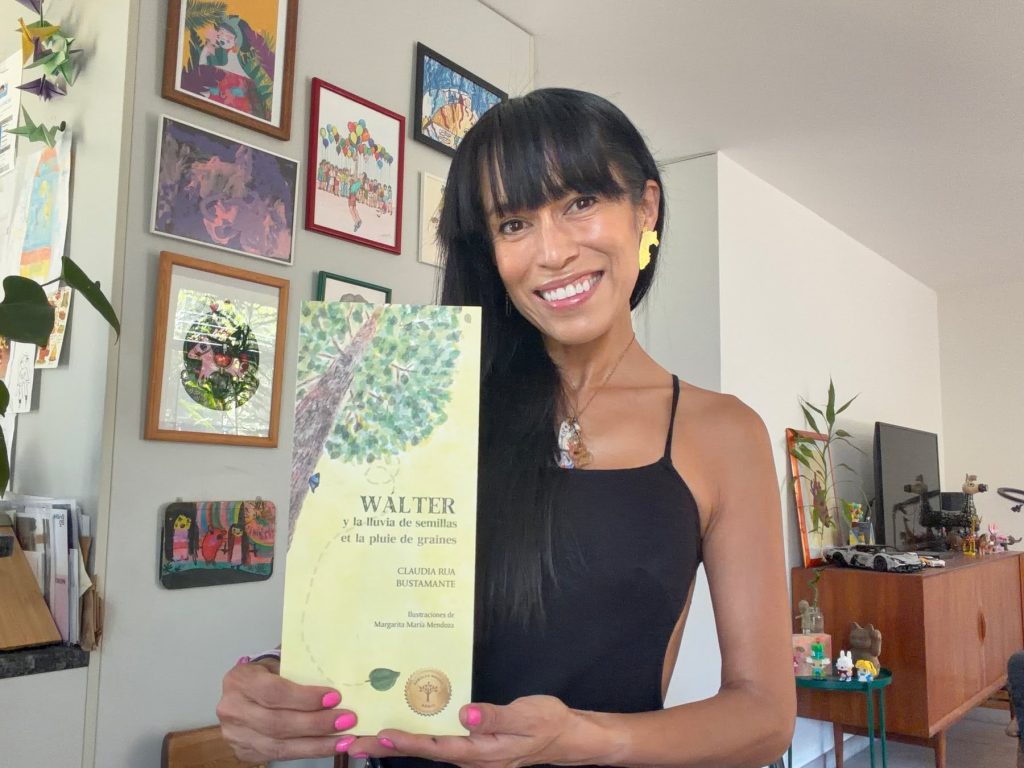 Claudia Rua Bustamante relanza el libro ilustrado bilingüe «Walter y la Lluvia de semillas»