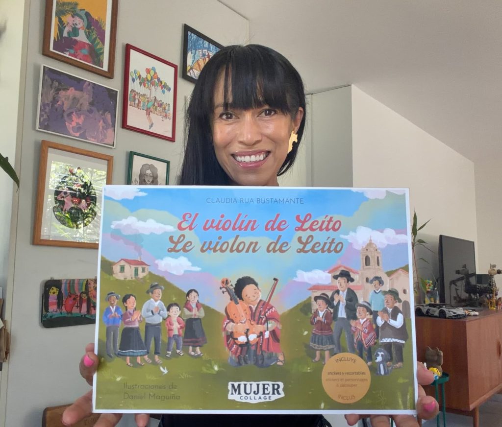 Claudia Rua Bustamante presenta «El violín de Leíto», un cuento bilingüe inspirado en la danza de las tijeras